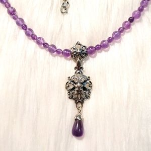 Carolyn Pollack Amethyst Necklace